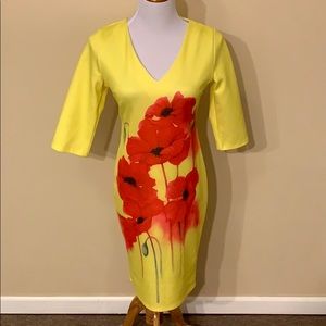 LUXMI Yellow Dress with Floral